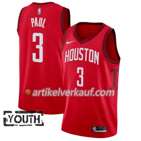 NBA Houston Rockets Trikot Chris Paul 3 2018-19 Nike Rot Swingman - Kinder
